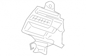 Корпус голый кондиционер, левая часть Mazda6 03-08