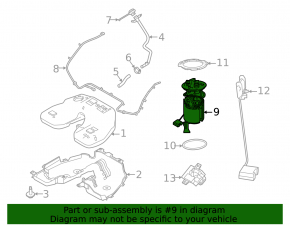 Топливный насос бензонасос Land Rover Discovery 17-24 2.0, 3.0