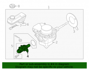 Главный тормозной цилиндр Volkswagen ID.4 21-26
