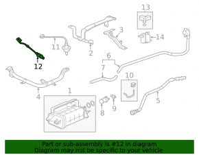 Лямбда-зонд второй Honda CRV 15-16 2.4