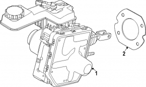 ABS АБС в сборе с ГТЦ Mazda CX-90 24-26 с крышкой