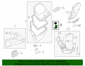 Крепление корпуса воздушного фильтра верхнее BMW X5 G05 19-26 3.0T