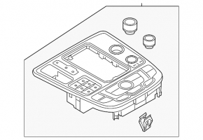 Панель управления MMI Audi A6 C7 12-15 дорест