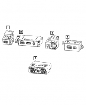 USB Hub Jeep Compass 22-26