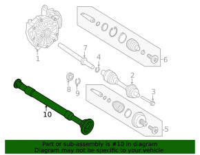 Cardan cardan fata Mercedes W212 10-16