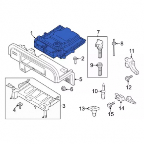 Блок ECU компьютер двигателя Ford Edge 19-21 2.0T
