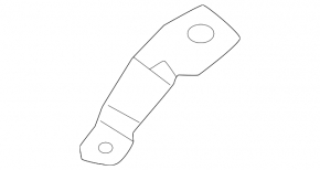 Кронштейн решетки радиатора grill левый Mazda CX-50 23-26