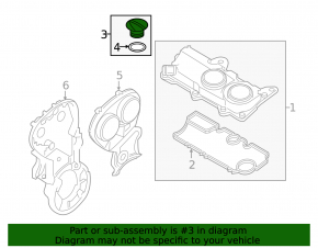 Крышка маслозаливной горловины Volvo XC90 16-23 B4204T27 T6 2.0
