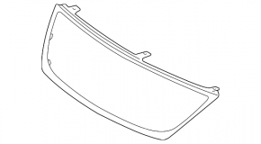 Обрамление решетка радиатора grill Lexus GS350 GS450h 08-11 хром