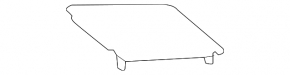 Ornament panou frontal difuzor dreapta Lexus ES300h ES350 13-18 negru