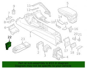 USB Hub BMW X1 F48 16-22