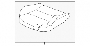 Водительское сидение Infiniti QX30 17-19 с airbag, электро+механическое, кожа, черное, под чистку
