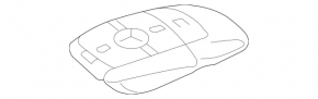 Ключ Mercedes GLC 16-22 4 кнопки