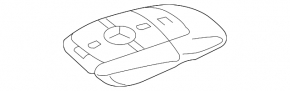 Ключ Mercedes GLC 16-22 4 кнопки