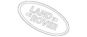 Эмблема решетки радиатора grill Land Rover Range Rover Velar 22-23 R-Dynamic