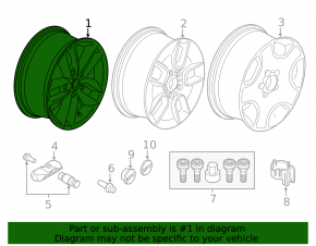 Диск колесный R17 r124 styling Mini Cooper Countryman R60 10-16
