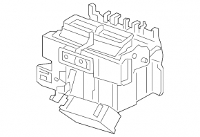 Корпус печки голый Audi A6 C8 19-25 под 3 zone ac