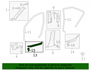 Накладка порога передняя правая Toyota Camry v40