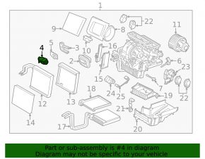 Клапан печки кондиционера Ford Escape MK3 13-16