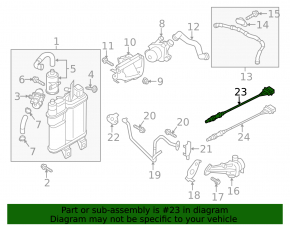 Лямбда-зонд первый VW Jetta 11-18 USA 2.5