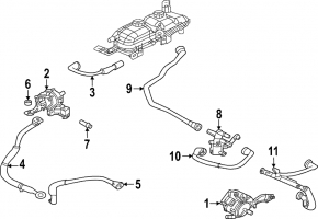 Клапан системы охлаждения батареи Hyundai Ioniq 5 22-26