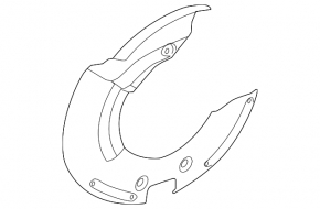 Capac disc de frână față stânga pentru Land Rover Range Rover Velar 18-26 (sub 349mm)