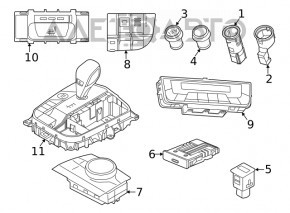 Hub USB BMW X5 G05 19-23 Activ, zgârieturi