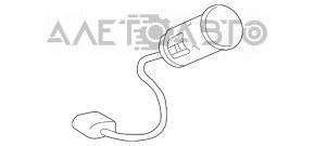 Прикуриватель консоли Lexus RX300 RX330 RX350 RX400h 04-09 черный, с накладкой