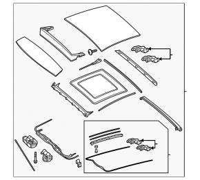 Panorama montaj fata Mercedes GLC 16-22 perdea neagra, WEBASTO