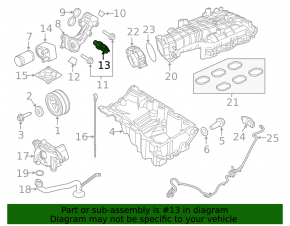 Корпус масляного фильтра Ford Mustang mk6 15-17 3.7