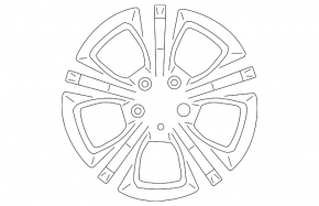 Диск колесный R16 Ford Focus mk3 11-18 тип 2