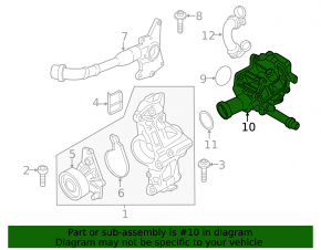 Корпус термостата BMW 3 F30 16-18 B58
