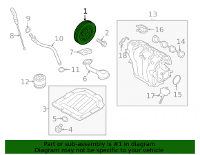 Шкив коленвала Hyundai Veloster 12-15 1.6