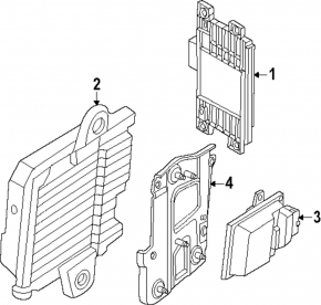 VCR Control Module Unit Controller Nissan Rogue 21-23