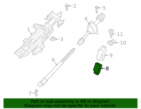 Steering Column Module BMW 5 G30 17-23