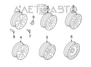Диск колесный R19 BMW X5 E70 07-13 334 стиль