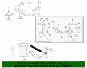 Планка телевизора нижняя Lexus GS300 GS350 GS430 GS450h 06-11