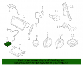USB Hub Subaru Legacy 15-17