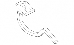 Петля крышки багажника левая Nissan Maxima A36 16-23