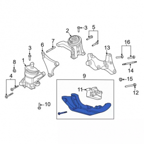 Подушка АКПП Ford Explorer 20-25 2.3T RWD