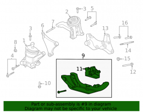 Подушка АКПП Ford Explorer 20-25 2.3T RWD