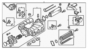 Ansamblu compresor Audi A6 C7 12-15 3.0T cu corp de acceleratie si intercooler