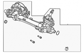 Рейка рулевая ЭУР Honda Civic XI FE/FL 22-24 4d 1.5T, 2.0 EX
