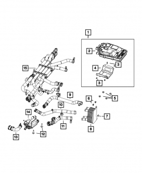 Обогреватель электрический Jeep Grand Cherokee WL 22-26 PHEV