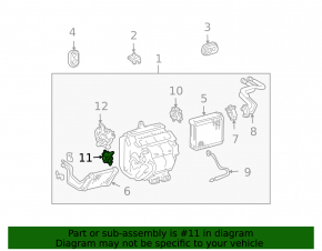 Actuator motor actionare incalzire aer conditionat, jos stanga Lexus RX300 RX330 RX350 RX400h 04-09 nou original