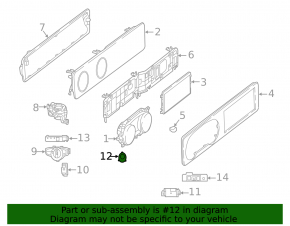 Кнопка Start/Stop Mercedes GLC 20-22