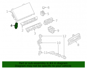 Кнопка start/stop Audi S3 22-25 черная с красным