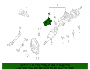 HYBRID STEERING CONTROL COMPUTER MODULE Lexus LX570 08-16