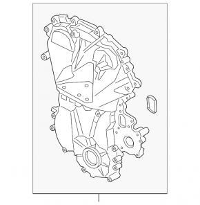 Передняя крышка двигателя Ford Escape MK4 20-22 1.5T