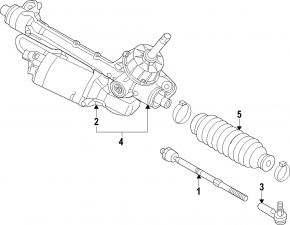 Рейка рулевая Volkswagen ID.4 22-26 электро RWD